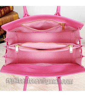 Yves Saint Laurent Sac De Jour Sakura Pink Leather Tote Bag-3