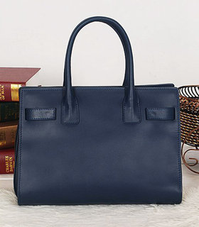 Yves Saint Laurent Sapphire Blue Original Leather Tote Bag